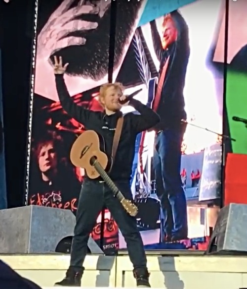 GML - Reykjavik, night 1 - 10 Aug 2019 credit: @sheeran-live