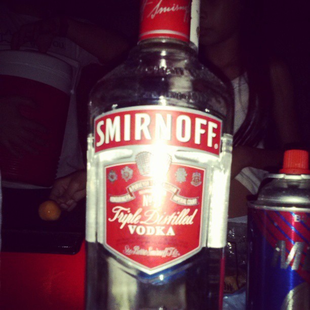 tringteves:  Had this with cousins. :) #shots #night #cousins #family #tipsy #drinks