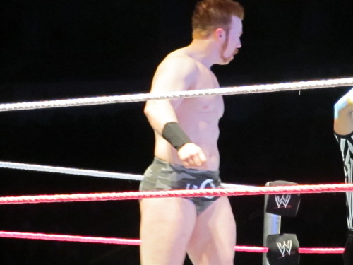 y2j-buble-fella:  These are from almost a year ago but people have been wanting to see more of Sheamus in those trunks so I thought I’d just post a few pics !  Needs to wear those camo trunks again!