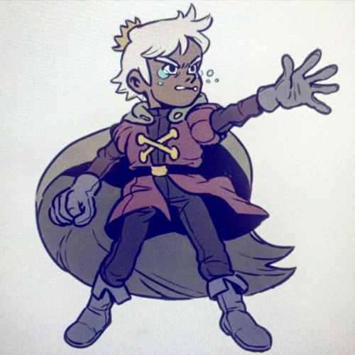 yesthisisaaron:  I’m setting a goal to sketch and post more often. This is a character from my comic I’ve been working on, the evergreen heart.(theevergreenheart.tumblr.com)