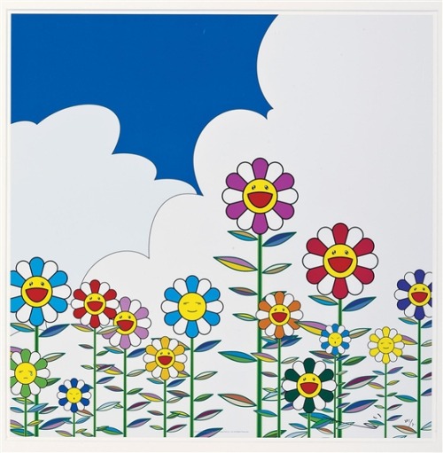 nihon-bijutsu:Flowers, 2002, Takashi Murakami