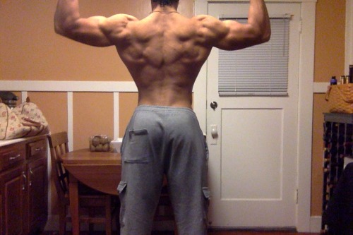 bootyscientist: swolizard:Back update I forgot to post IG : chocolate_rugby *sighs enviously*th