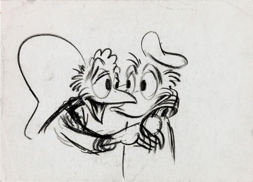 the-disney-elite:Three storyboards from Walt Disney’sThe Three Caballeros (1944).