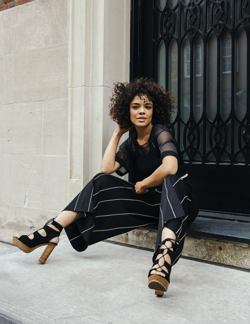 fallenvictory:Tessa Thompson photographed by Tawni Bannister for The Hollywood Reporter