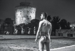 Naked White Tower of Thessaloniki Greece