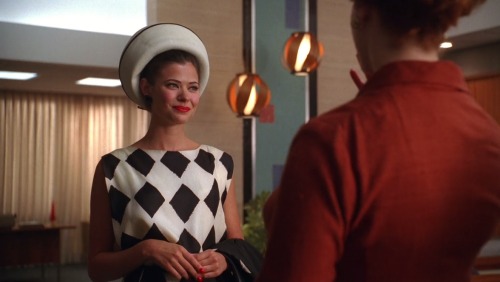 thefashionofmadmen: Jane Sterling, S3 E3 “My Old Kentucky Home”