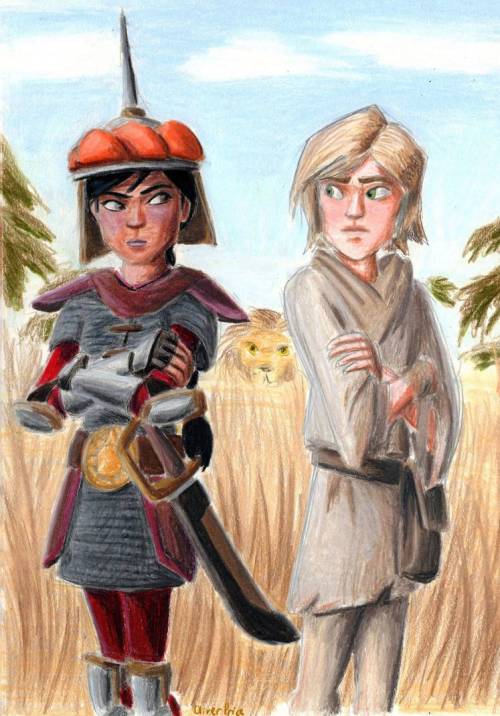 art-of-narnia: Aravis and Shasta by Taipu556Artwork found here.