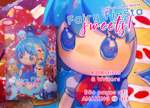 dotzines:  FAIRY FIESTA - SWEETS! RELEASE!!!  This zine is a digital art book featuring 42 and 