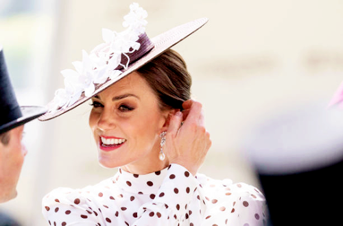 theroyalsandi: The Duchess of Cambridge attends the fourth day of Royal Ascot at Ascot Racecourse | 