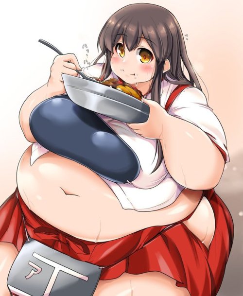 pocha-pic: くろんぷぅさんのツイート: “肉の日イラストその２。 暑い日にアツアツのカレーを食す赤城さん。 赤城さん滅多に描かないので新鮮で楽しく描けました。… &