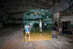 abandonedandurbex:  Abandoned school gym