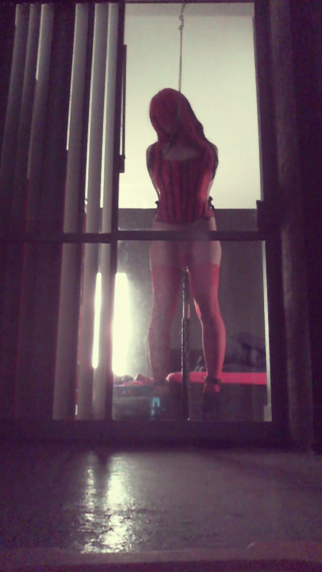 sissyslavemaker:  You should have me there to chain your feet so you can’t get