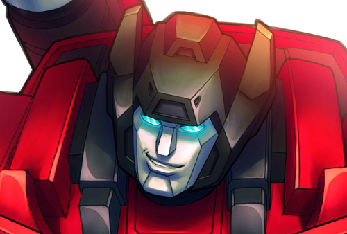 Commission of a smug Sideswipe for @dracoqueen22 ‘s birthday, from @jeegoo !! Happy birthday!!