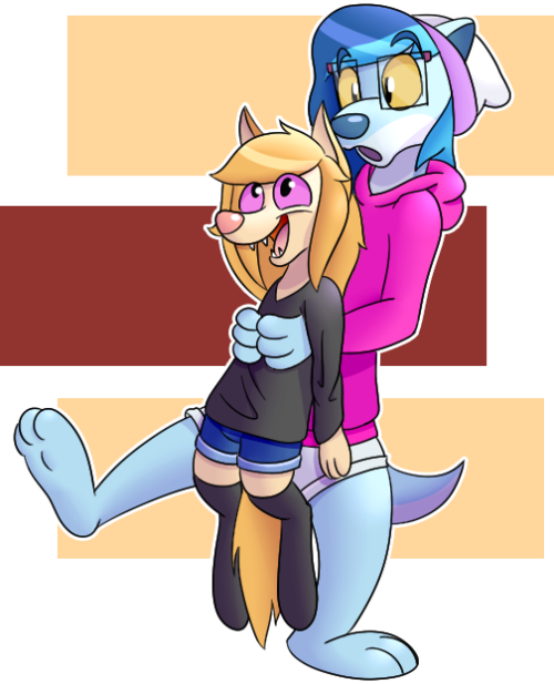 itsastoneluigi: Fullcolor comm for @otterlygriffin and @myusernamemayormaynotbejay!!
