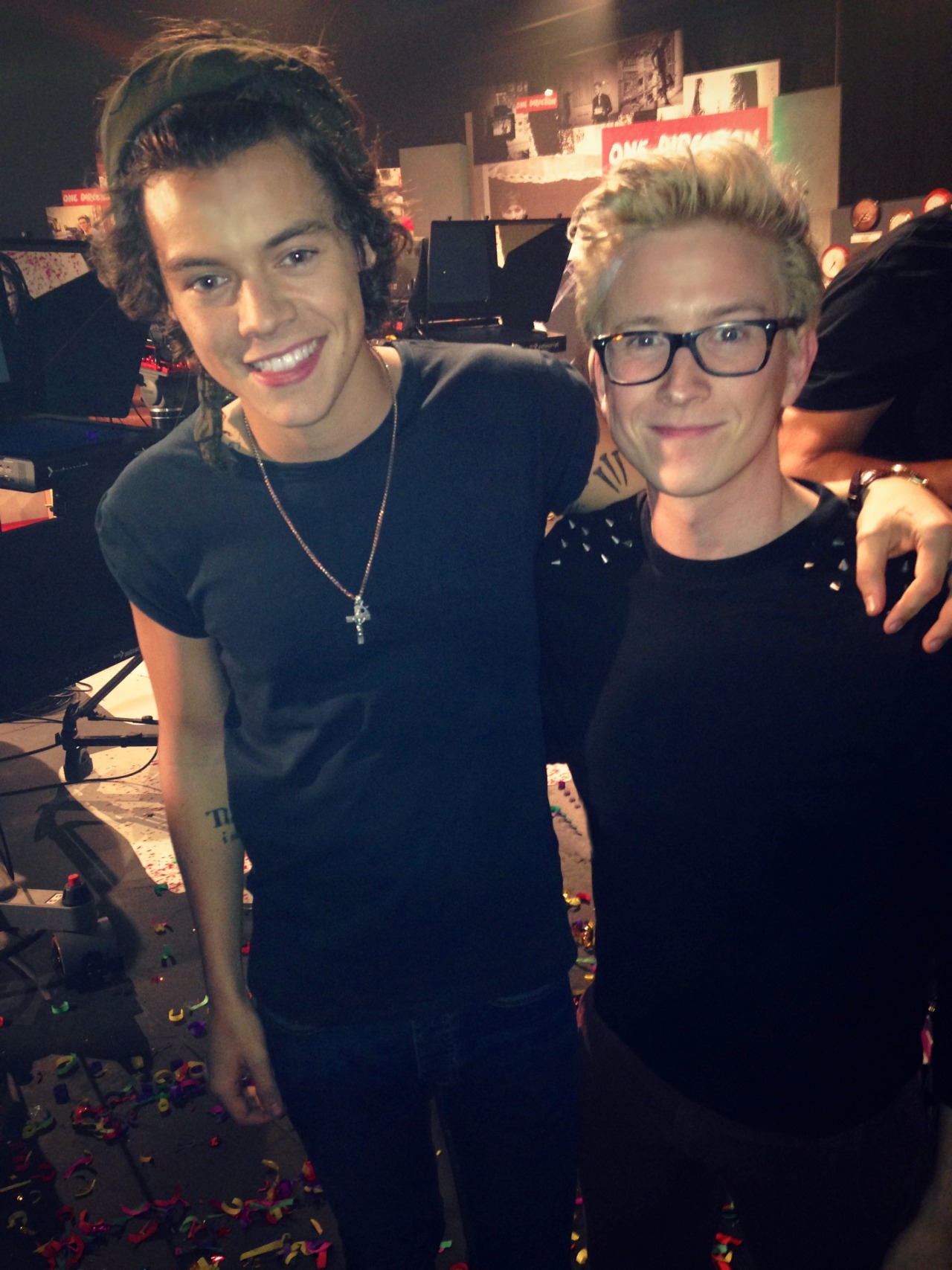 tyleroakley:  With the one and only Harry Styles - he was sweet, candid, and an adorable