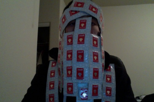 bbossa:  What else would I do with 48 condoms and tape at 3 AM.