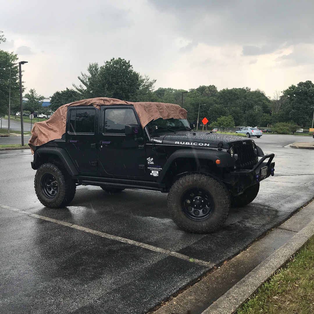 Jeep Momma — When you get tired of putting the top up and down...