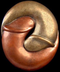 msbehavoyeur:  Harmony ~ Leonard Leinow Bronze - wall hanging 2002 