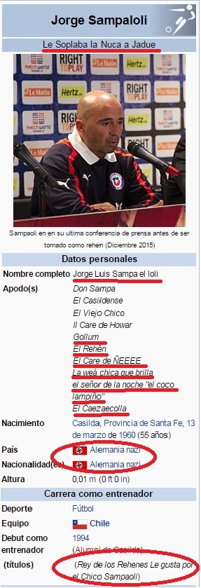 Antes de que lo volvieran a cambiar, esto es del amor al odio