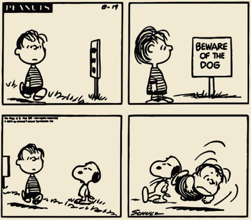 snoopyfacts:  You have been warned….. Linus 😂😂😂  FB ➡️ https://facebook.com/snoopyfacts