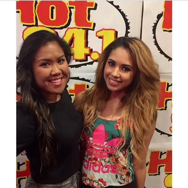 jasminev-news:  November 19th: Jasmine with some fans at FireHouse with Hot 94.1