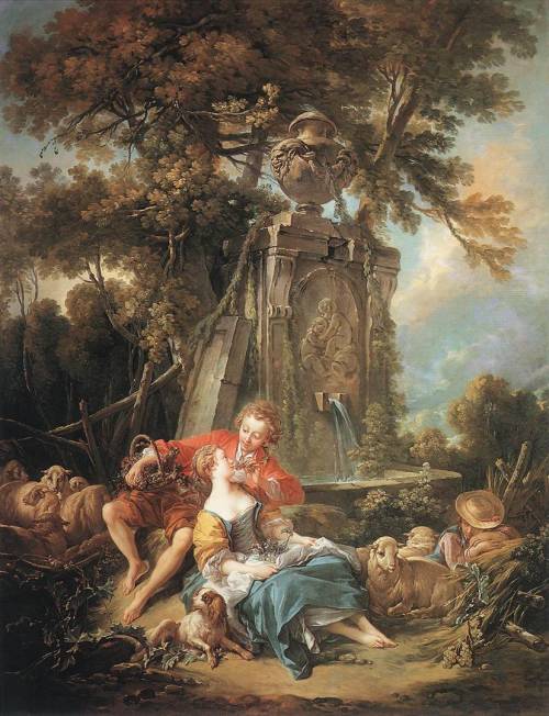 An Autumn Pastoral, 1749, Francois BoucherMedium: oil,canvas