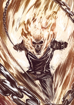 herochan:  Ghost Rider  Created by Serg Acuña