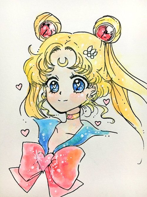 moonlightsdreaming: Sailor Moon // by うら