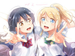 yurimother:  Original: ラブライブ！まとめArtist: 佐倉藍毛