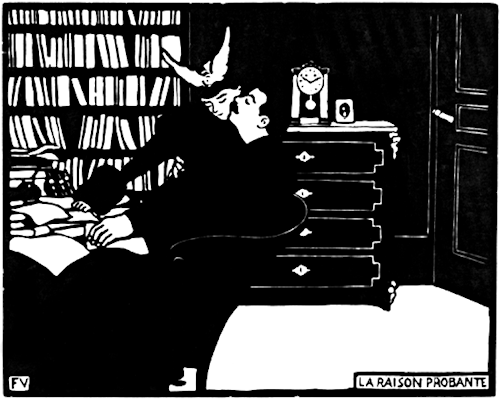 Félix-Vallotton,La Raison Probante  Woodcut