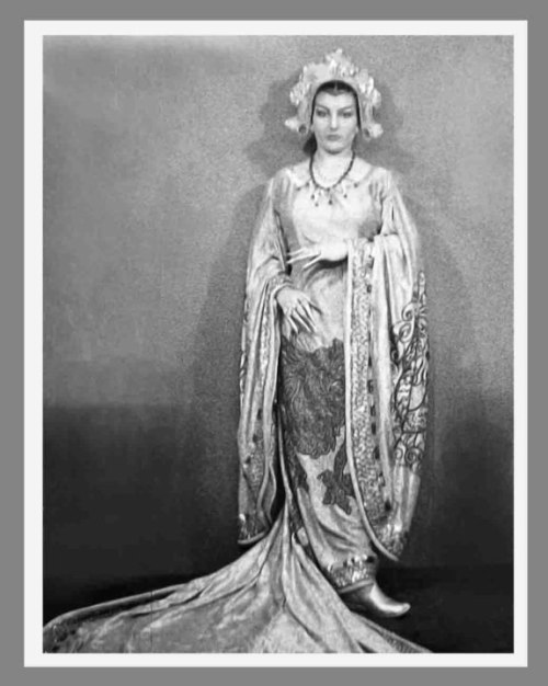 Maria Callas as Turandot Buenos Aires, El Teatro Colón 1949