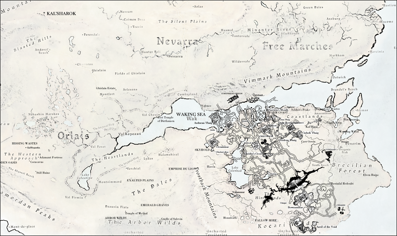 Mezilandre — Deep Roads Overlay Map