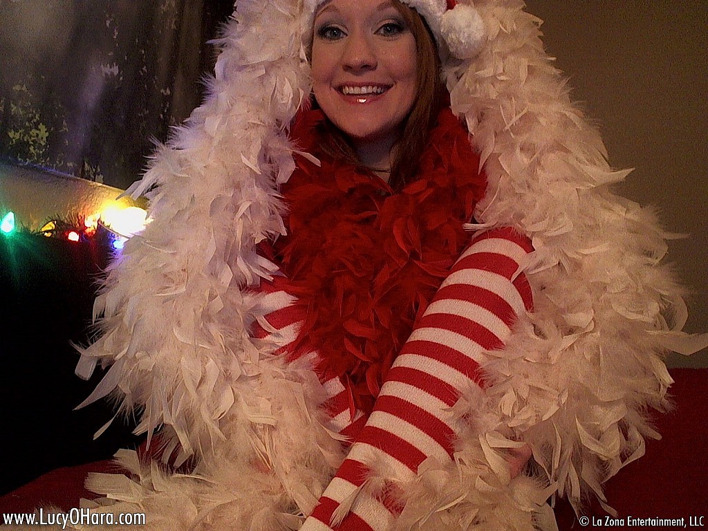 lucyohara:  XMAS BOA (DEC 2012) - http://www.joinlucyohara.com  - 68 photos. 15