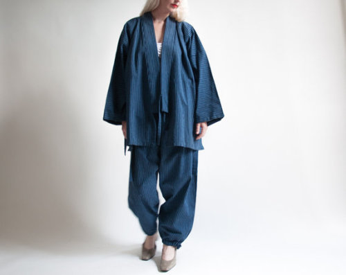 purest feeling kimono jacket pant set via persephonevintage