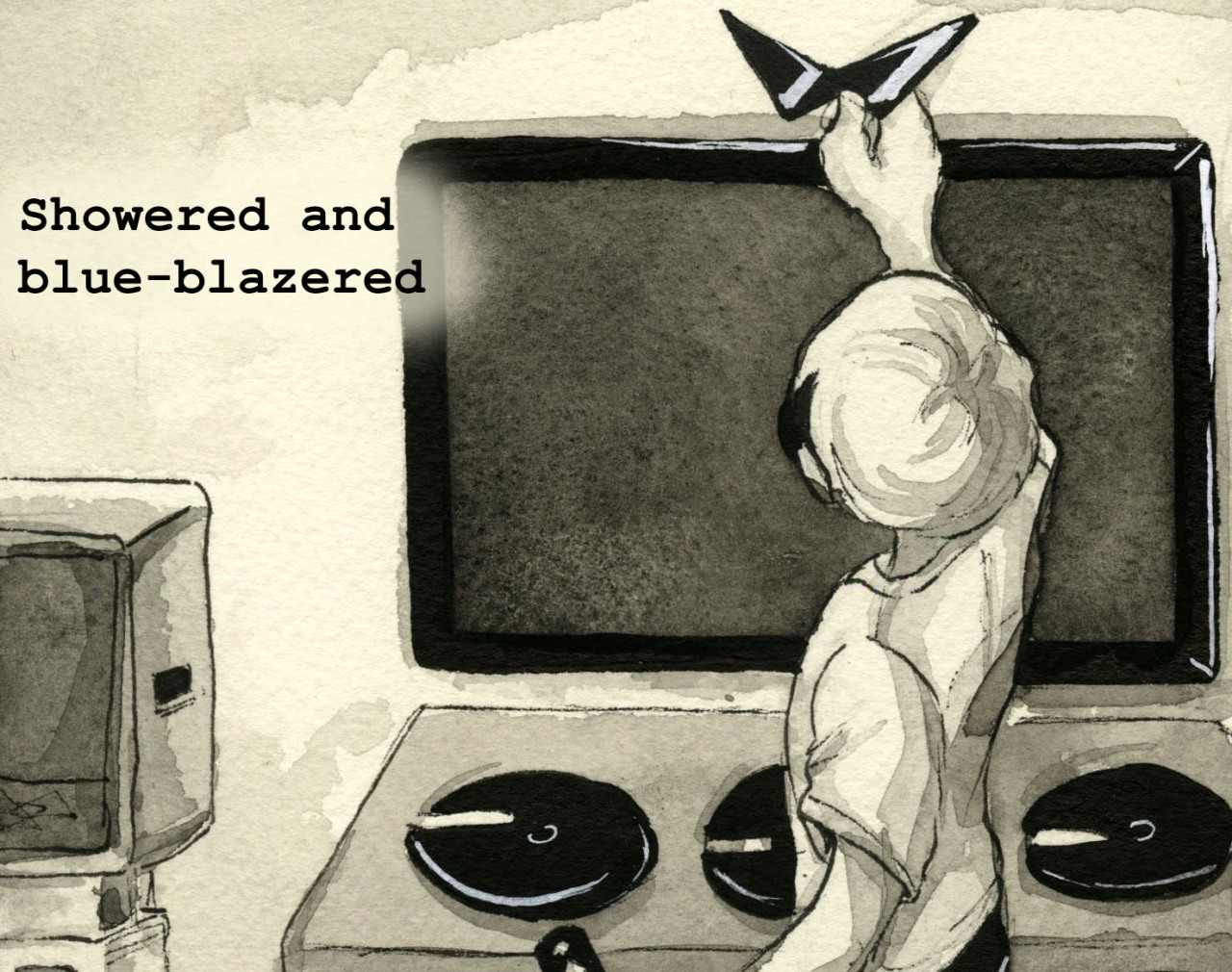 orangelemonart:  Mistaken For Strangers- The National Companion to this piece from three years ago Sorry this couldn’t be done as an audio post, tumblr said lyricstucks have no rights.  