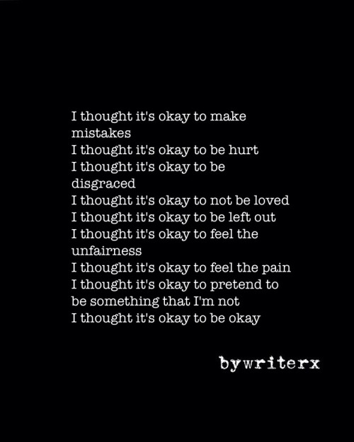 stochastique-blog:  allthetalking:  I thought it is okay.  I can do Better