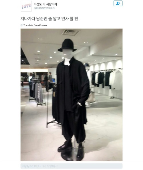 army-baby-gzb:  a fan thought she saw Namjoon and even wanted to greet him