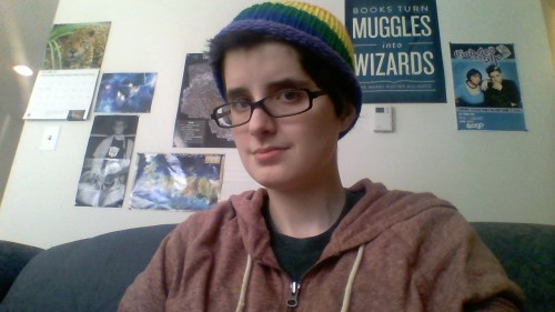 stilesisbiles: Selfie for Trans Day of Visibility. :) Proud to be bi &amp; trans. (Pronouns: the