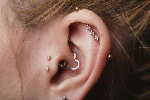 Conch piercing