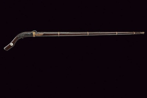 peashooter85:Chinese matchlock musket circa 1800.From Czerny’s Auctions