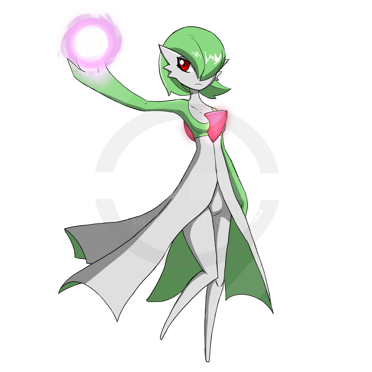 Masked Phantom — Gardevoir, The Embrace Pokemon! Pokémon ©...