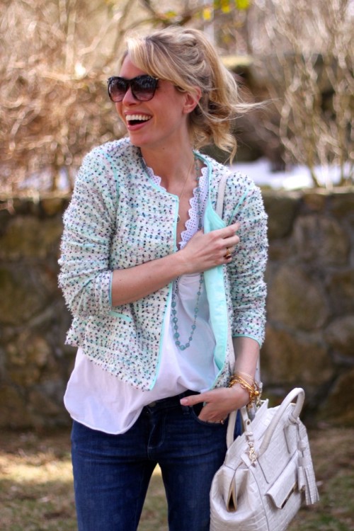 tjmaxx: Trending: Polka Dots and Pastels Style Scout Jordan Reid shows off her casual chic personal