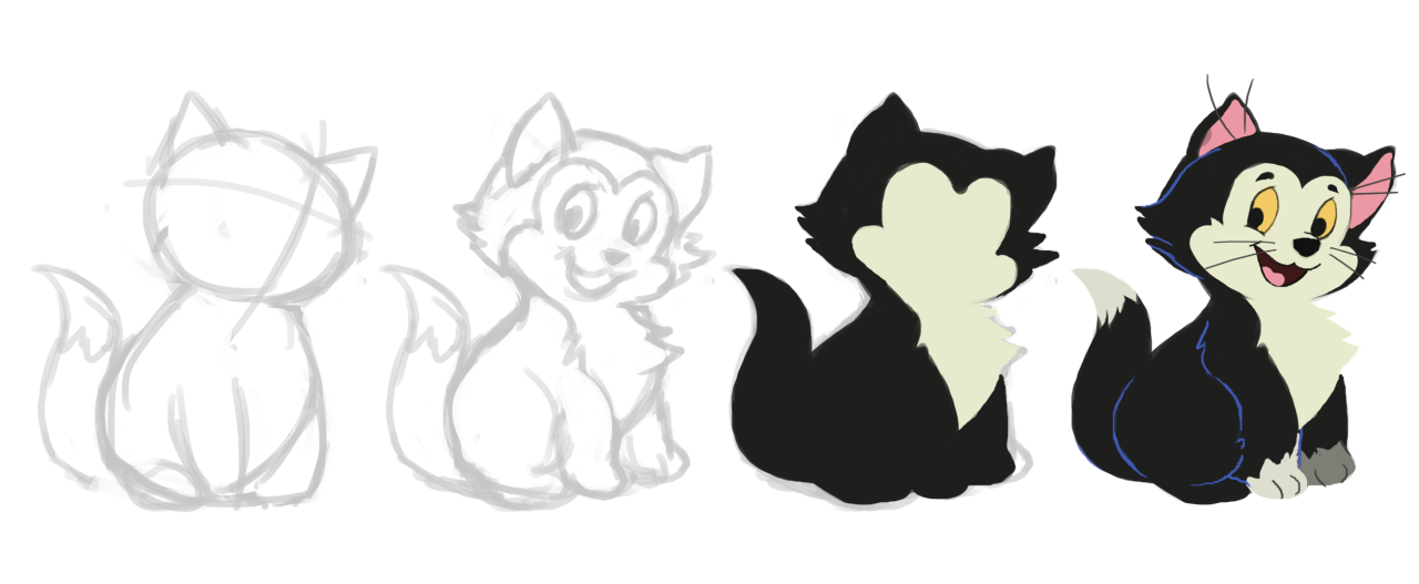 Victoria Joh Artblog I Tried Drawing A Few Anime Cats Luna Sailor
