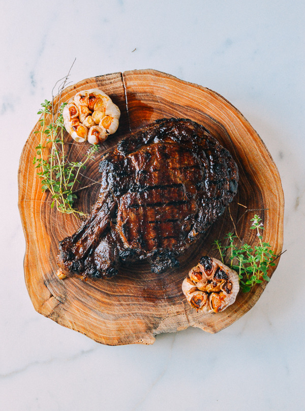 yummyinmytumbly:  Grilled Ribeye With Soy Butter Glaze