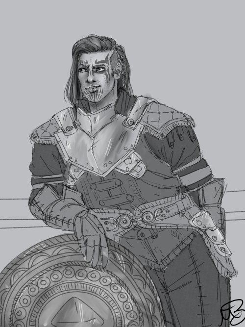 sketch commission of Gal Trevelyan for @trulycertain