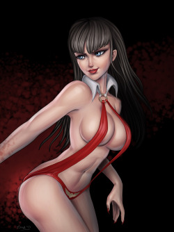 fandoms-females:vampirella_fanart_by_essentialsquid ( Comic Book Vixens #1 - Blood Stains )  &lt; |D’‘‘‘