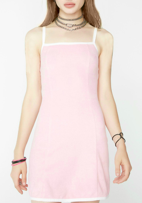 coquettefashion:Pink Items Gem Fluffy Bra | Glitter Bodysuit Star Babydoll Dress | Metallic PantsTer