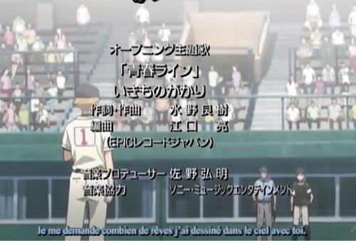 (from the french fantrad of the opening with my amazing english skills ) the opening : “I wonder how