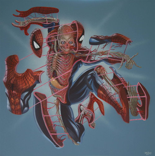 bizarre art of graffiti artist Nychos from Austria