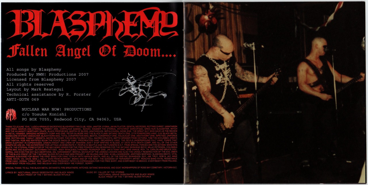 T'ORRUD SEGUL — Blasphemy - of Doom” scans (1990)